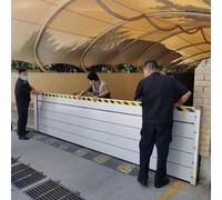 Flood Protection Barrier Water Flood Protection Barrier Aluminum Alloy Flood Defence Barrier outside Street Garage Door for Garage Basement Front Door Driveway,A,50 * 60cm