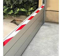 Flood Protection Barrier Water L 43-198CM H 20CM Removable Flood Panel Water Stopper Board Residential Flood Protection Barriers Garage Door Flood Barrier(103x20cm)