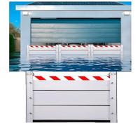 Flood Protection Board - 119/120cm Reusable Flood Protection Barriers Industrial Heavy Duty Flood Defence Kit For Garage/Basement(I-O,120 * 80cm)