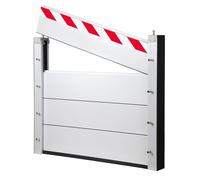 Flood Protection Board Flood Barrier Removable Flood Panel Water Stopper Board Reusable With Rubber Sealing Strip Suitable For Garage Basement Front Door Driveway(100 * 40 cm)