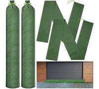 Flood Protection Sand Bags, 4-Piece Reinforced Canvas Sandbag Set for Flood Barriers, Quick-Fit Door and Window Seal, Reusable Barriers for Basement, Floor, Garage, and Flood Control