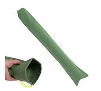 Flood Water Barrier Sandbags - 47.24 * 7.48 inches Flooding Canvas Sandless Green Long Sand Bags, Garage Floods Protection Barriers Flexible Flood Protection Sand Bags for Flooding Rain Water Control