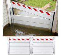 Flood Water Protection Barrier, Garage Door Flood Barrier Threshold Kit