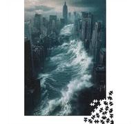 Flooded Cityscape with Empire State Building Jigsaw Puzzle, 1000 Piece