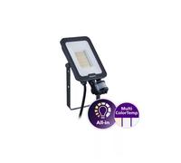 FLOODLIGHT LED 30w 3600lm 3/4/6500k IP65 GREY IK07 Multi ColorTemp 50,000hrs