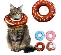 FlooFelove Cat Cone Collar Soft Neck: 7-13" - Cute Small Cat Dog Cone Adjustable Soft Cone for Cats After Surgery Suitable 15.5lbs