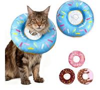 FlooFelove Cat Cone Collar Soft Neck: 7-13" - Cute Small Cat Dog Cone Adjustable Soft Cone for Cats Suitable 15.5lbs