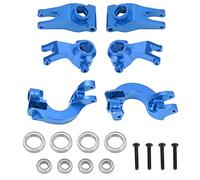 Floolinct Aluminium Steering Knuckle Hub for Senton 110 - Lightweight Durable RC Metal Rear Axle Cup with C Bone & Bearings (Blue)