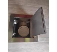 Floor Access Panel for Plumbing & Network Metal Inspect Hatch 420 Inch Shower Valve Wall Hole Cover Flo Access Solut (100x100mm/4x4in)