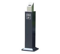 Floor Ash Column Standing Ashtray Outdoor Floor-To-Ceiling Trash Can Cigarette Butt Collector Soot Column For Patio Backyard Hotel,C