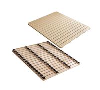 Floor Bed, Foldable Frame with Solid Wood Slats, Portable Space-Saving Sleep Solution for Bedrooms, Dorms, and Living Rooms
