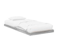 vidaXL Floor Bed Frame Engineered Wood – Modern Minimalist Rectangular Support