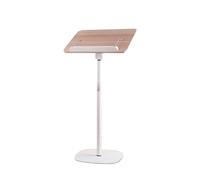 Floor Book Stand, Height Adjustable Wooden Lectern Holder,for Weddings Classroom Home Music Room Speech(Color 1,H 50-90cm)