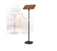 Floor Book Stand,Panel Size 39x26cm Angle 180° Adjustable,Reading Stand Height Adjustable,for Sheet Music Recipes Textbooks(Black,Adjustable 50-130cm)