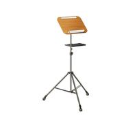 Floor Book Stand, Panel Size 39x29.5cm,Rolling Table Height Adjustable 82-145cm,for Sheet Music Recipes Textbooks(With tray)