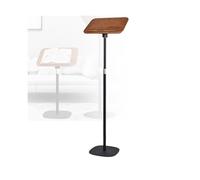 Floor Book Stand, Reading Stand Angle 180° Adjustable,Panel Size 39x26cm for Recipes Textbooks Sheet Music(Black,Adjustable 50-170cm)