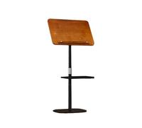 Floor Book Stand, Reading Stand Panel Size 39x27cm,with 16.8x22.8cm Tray,for Recipes Textbooks Sheet Music(Adjustable 130-182cm)