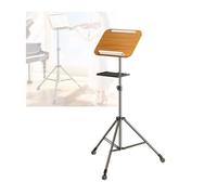 Floor Book Stand, Rolling Lectern Panel Size 39x29.5cm,Height Adjustable 82-145cm, for Sheet Music Recipes Textbooks(With tray)