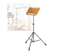 Floor Book Stand, Rolling Lectern Panel Size 39x29.5cm,Height Adjustable 82-145cm, for Sheet Music Recipes Textbooks(Without tray)