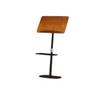 Floor Book Stand with Removable Tray, with Pedestal,Easy Reading for Bible Laptop Cookbooks or Projector(28x28x107-142cm)