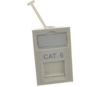 Floor Box Cat6 Low Profile Network LJ6C Module 38 x 25mm