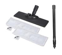 Floor Brush Head Nozzle with Floor Cloth with Extension Rod Compatible for Karcher,SC1 SC2 SC3 SC4 SC5 Steam Cleaner Accessories