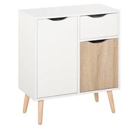 HOMCOM Floor Cabinet Storage Cupboard Sideboard with Drawer for Bedroom