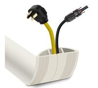 Floor Cable Cover 1 Meter Cable Covers for Wires Floor Protect Wires & Prevent Trip Hazards, Easy to Cut for Home, Office, School, Concerts, Cavity 15mm (W) x 8mm (H)