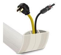 Floor Cable Cover 1 Meter Cable Covers for Wires Floor Protect Wires & Prevent Trip Hazards, Easy to Cut for Home, Office, School, Concerts, Cavity 15mm (W) x 8mm (H)