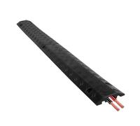 Floor Cable Cover - Heavy Duty PVC Driveway Hose Protector For Cords Wires Pipes | Anti-Slip Cable Protector Ramp For Traffic Management | For Outdoor Road Garage Garden Gravel