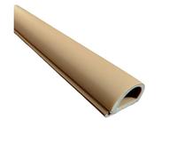 Floor Cable Protector 1/2/3m Floor Cable Cover Self-Adhesive Anti Extrusion Extension Wiring Duct Protector Wire Organizer for Desk & Wall(K15-Brown,3.0m)