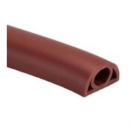 Floor Cable Protector, Heavy Duty Cable Cover Rubber Trunking, 1 Meter Length (D20-maroon)