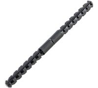 Floor Cable Protector, D-Line, FC83H Medium Duty, Linkable Floor Cable Cover, Protect Cables & Prevent a Trip Hazards - 1.8 meter (L) - Cable Cavity 30mm (W) x 10mm (H) - Black & Yellow