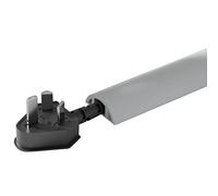 Floor Cable Protector, Semicircle Design for Neat Cable Management in Home Office, Trip Hazard Cover, Heavy Duty Wire Cover