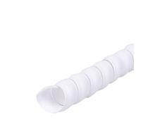 Floor Cable Protector Wire Cover 1/2/5M Winding Tube 8/10/12/16/20 mm Wire Organizer Cable Protection Sleeve Spiral Wrap Protector(White,ID 50mm,1 Meter)