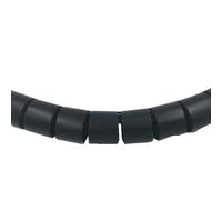 Floor Cable Protector Wire Cover 1/3/5/10 Meter 8/12/16/22/28/32/42mm Line Flexible Spiral Cable Organizer Storage Pipe Cord Protector Management PE Tube(Black,35 MM_5 METERS)