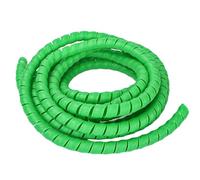 Floor Cable Protector Wire Cover 1/5M Winding Tube 8/10/14/16/20/25mm Wire Organizer Cable Protection Sleeve Spiral Wrap Protector(Green,20mm X 5Meters)