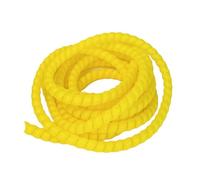 Floor Cable Protector Wire Cover 1/5M Winding Tube 8/10/14/16/20/25mm Wire Organizer Cable Protection Sleeve Spiral Wrap Protector(Yellow,16mm X 1Meter)