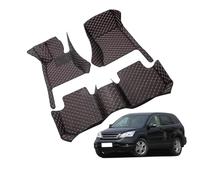 Floor Car Mats For CRV 2011-2007 Auto Interior Accessories Custom Rugs Waterproof Car Floor Mats Trunk Carpets(LHD 3pcs blk black)