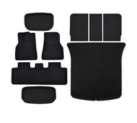 Floor Car Mats For Tesla For Model Y For Juniper For 3 2017 To 2025 Trunk Luggage Liners Left Right Hand Drive Four Seasons(LHD MY 17-24 9PC)