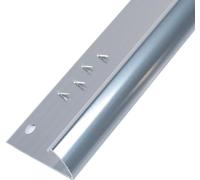 Floor Carpet Seaming Kit, Extra Wide Floor Transition Strip, Lightweight Thresholds Ramp Reducer/Carpet Edge Trim, for Sliding Glass Door Vinyl Flooring(Silver,130cm/51.2in)