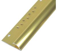 Floor Carpet Seaming Kit, Extra Wide Floor Transition Strip, Lightweight Thresholds Ramp Reducer/Carpet Edge Trim, for Sliding Glass Door Vinyl Flooring(Gold,110cm/43.3in)