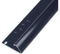 Floor Carpet Seaming Kit, Extra Wide Floor Transition Strip, Lightweight Thresholds Ramp Reducer/Carpet Edge Trim, for Sliding Glass Door Vinyl Flooring(Black,120cm/47.2in)