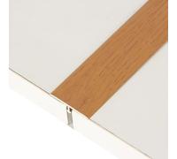 Floor Carpet Seaming Kit, T Molding Floor Transition Strip, Wood to Tile, Doorway Flooring Reducer, Aluminum Door Thresholds Edge Trim, 35.4inch Long, Easy to Install(Style2)