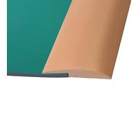 Floor Carpet Seaming Kit, Transition Strip Floor Self-Adhesive Carpet Trim PVC Edging,Threshold Strips,100cm / 39" 3.2ft Long,Wood to Tile, to Vinyl(Brown1,3.5cm/1.37" W)