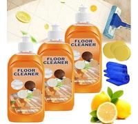Floor Cleaner, 2025 New Cleaner & Polish Solution for Hardwood Floors, Multipurpose Floor Cleanering Liquid, Household High-Performance Cleaner for Wood, Tile Floors (3)