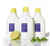 Floor Cleaner, 3 Bottle 930ml Lemon Basil Scented Cleaning Liquid, No-Residue Quick-Dry Formula, Compatible with Narwal Freo/S20/S30 Pro Suitable for All Floor Types