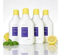 Floor Cleaner, 4 Bottle 930ml Lemon Basil Scented Cleaning Liquid, No-Residue Quick-Dry Formula, Compatible with Narwal Freo/S20/S30 Pro Suitable for All Floor Types