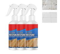 Floor Cleaner Restore Spray, Quick Dry Protective, 3PCS 120ml Flooring Renewal Agent, Long Lasting Floor Maintenance Liquid For Home Apartment Office Kitchen Hardwood Laminate