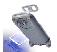 Floor Cleaning Go-Kart, Retractable Cleaning and Mopping Kart, Kids Portable Dual Motor Ride-On, Adjustable Speed and Built-in Storage, for Age 3-8 Years Old